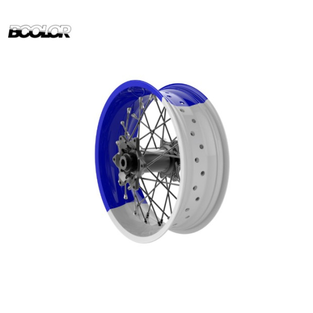 ’ Alpina STS2 Tubeless Bicolor Custom Spoke Wheels Yamaha YZF 1980
